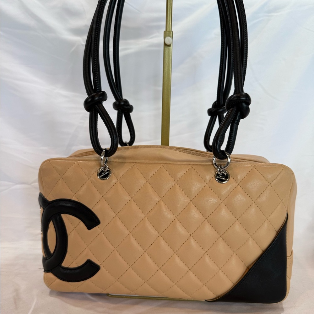 Chanel Cambon Bowler Double Strap- AUTHENTIC AND STUNNING!